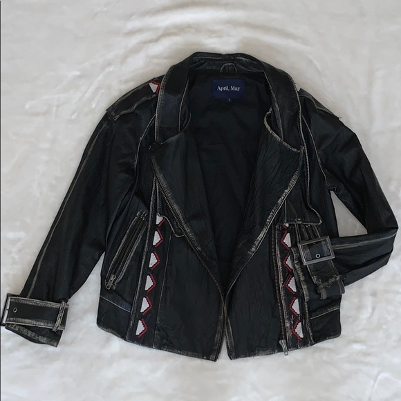 April, May Leather Jacket - Picture 3 of 4